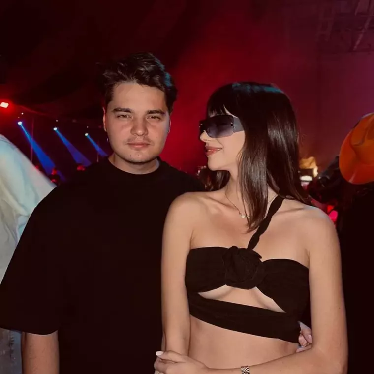 Selly și iubita lui, Smaranda. Sursă foto: Arhivă personală