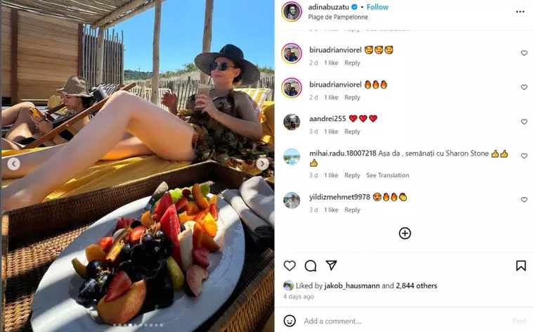 Adina Buzatu, comparată cu Sharon Stone când a apărut în costum de baie, la 47 de ani. Cum s-a fotografiat