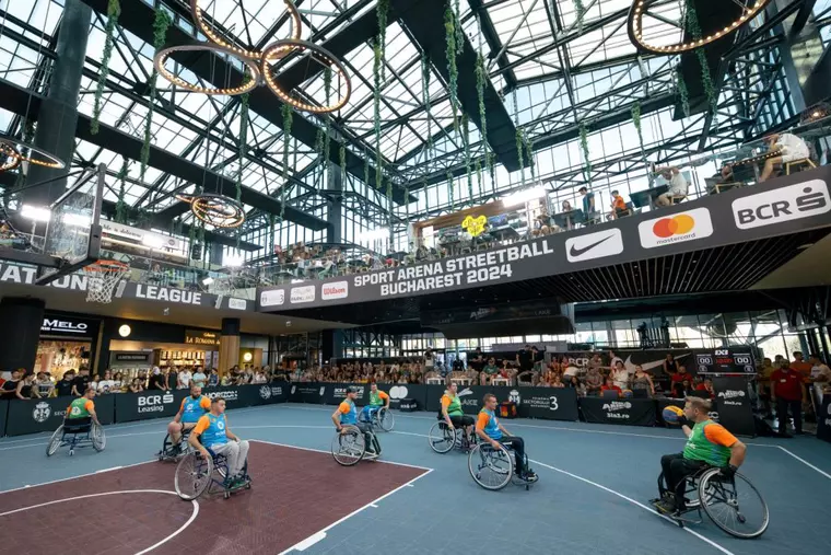 Spiritul Euro 2024 și la meciurile de baschet: A fost atmosferă incendiară în ParkLake Shopping Center la meciurile României din Liga Națiunilor la 3x3