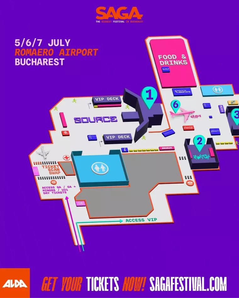SAGA festival începe vineri. Tot ce trebuie să știi despre cel mai iubit festival de muzică din București