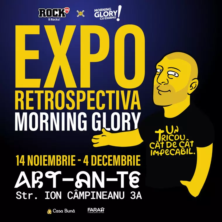 EXPO Retrospectiva Morning Glory: expoziție de design și implicare socială la ART-AN-TE