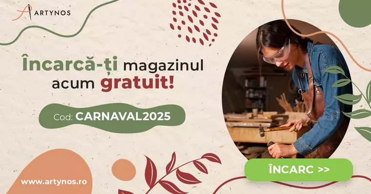 Peste 15.000 de produse de artizanat. Înscrie-te pe Artynos.ro și ajută-ne să ajungem la 50.000!