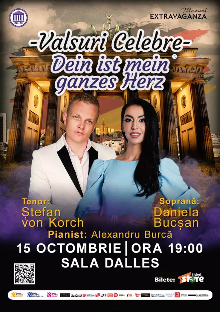 Stagiunea Musical Extravaganza cu tenorul Ştefan von Korch şi invitaţii – program mai - decembrie 2025