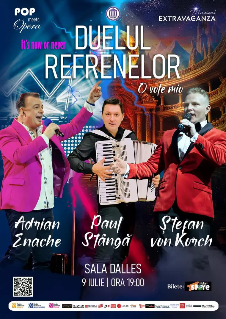 Stagiunea Musical Extravaganza cu tenorul Ştefan von Korch şi invitaţii – program mai - decembrie 2025