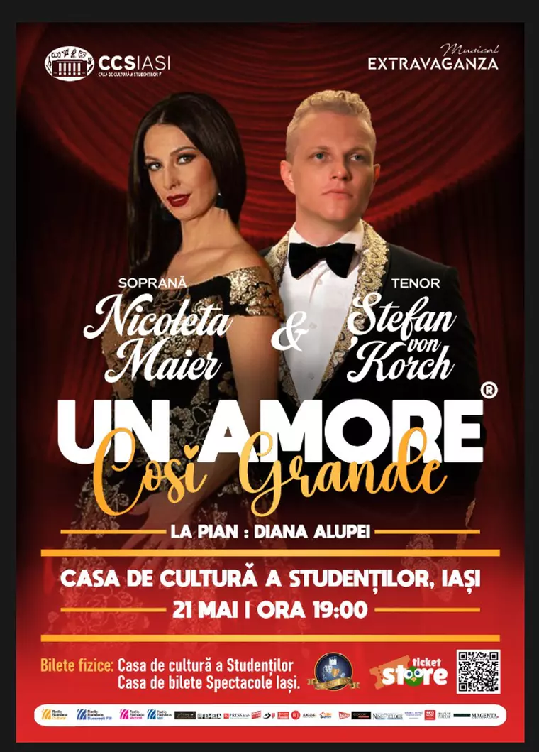 Stagiunea Musical Extravaganza cu tenorul Ştefan von Korch şi invitaţii – program mai - decembrie 2025