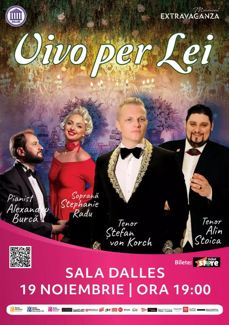 Stagiunea Musical Extravaganza cu tenorul Ştefan von Korch şi invitaţii – program mai - decembrie 2025