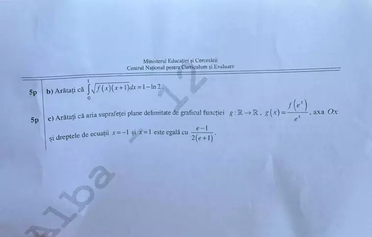 Subiecte BAC Matematică 2025. Ce le-a picat elevilor la proba obligatorie a profilului