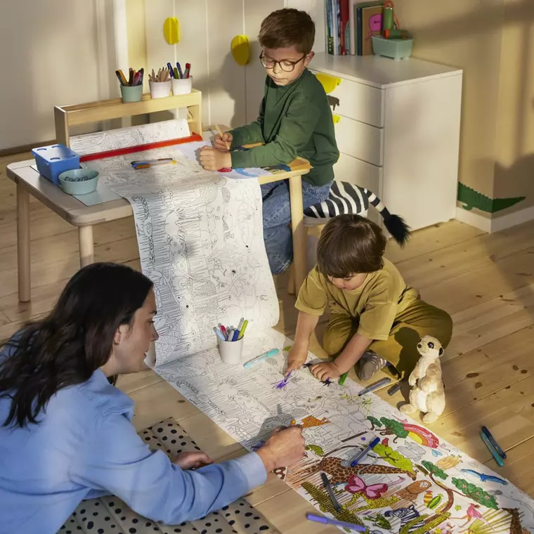 Trăiește aventura savanei africane acasă, cu noua colecție pentru copii SANDLÖPARE de la IKEA