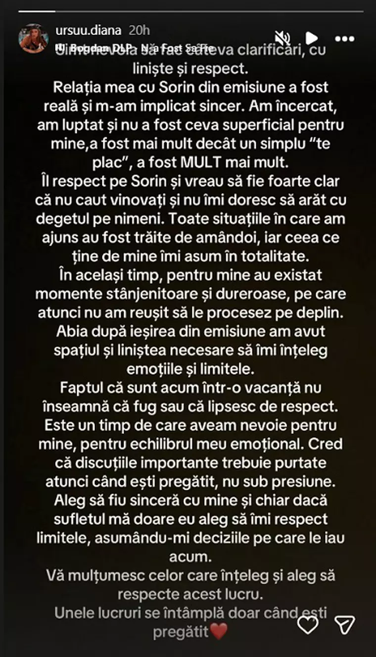 Diana și Sorin de la "Mireasa" s-au despărțit. "Am încercat, am luptat!" De ce a pus ea punct relației
