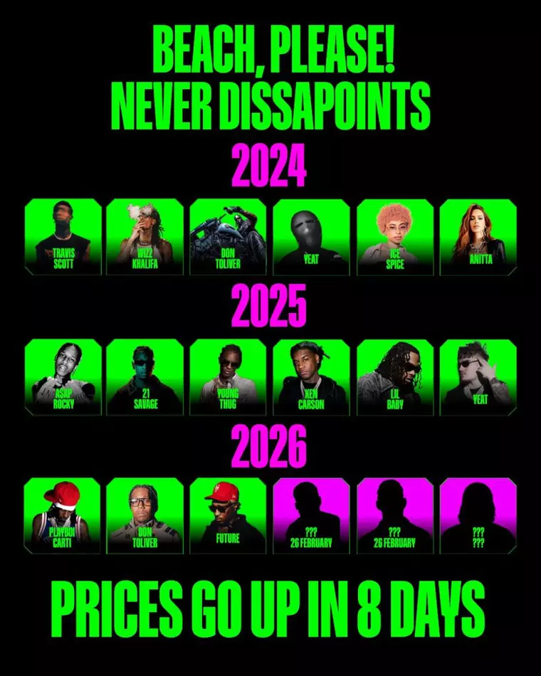 Beach, Please! accelerează: lineup-ul va fi completat de două nume incredibile, iar prețurile cresc din 26 februarie