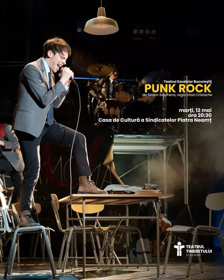 PUNK ROCK, spectacolul care vorbește fără menajamente despre adolescență, ajunge la Festivalul de Teatru de la Piatra Neamț