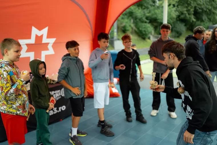 BCR Sport Arena Streetball Sibiu: 15.000 de oameni au participat la festivalul de sport urban de pe Bulevardul Corneliu Coposu