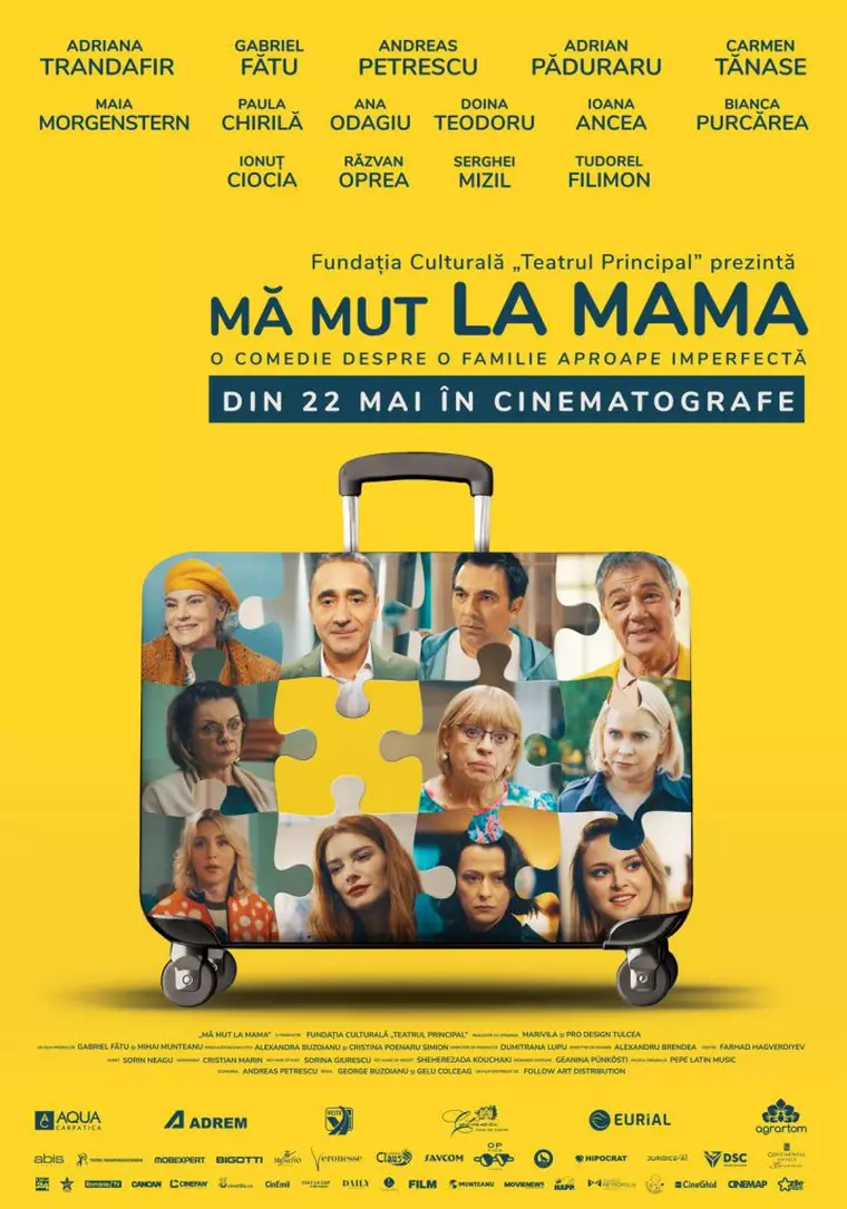 Comedie cu bucluc: zâzanie şi nemulţumiri în distribuţia filmului „MĂ MUT LA MAMA” 