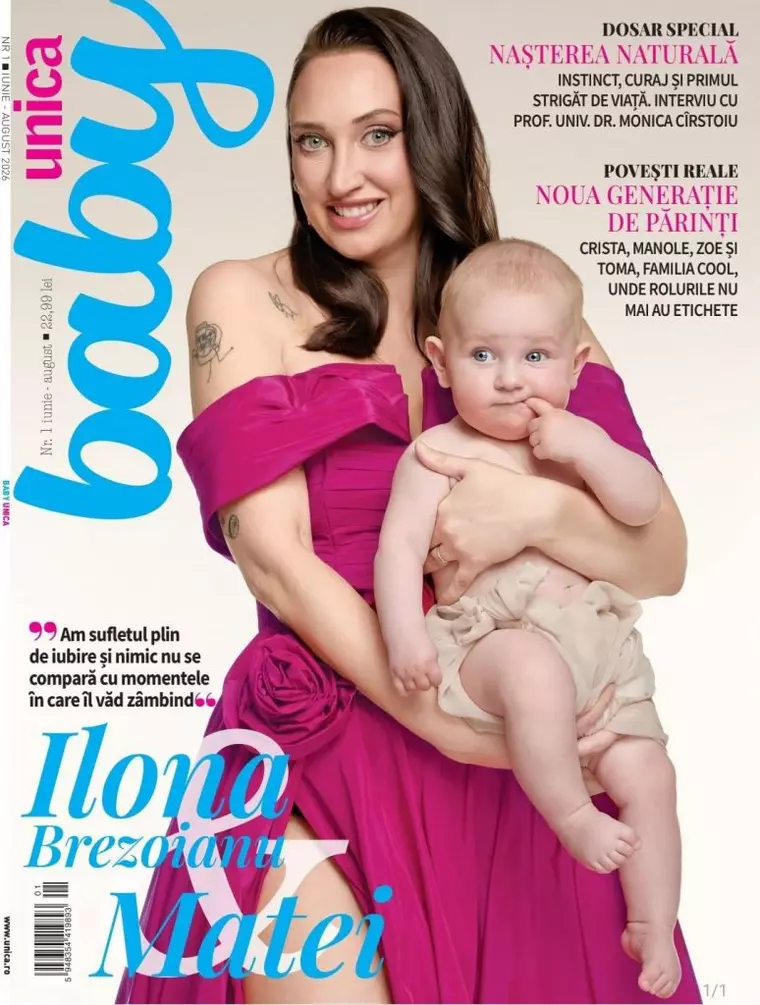 Ilona Brezoianu, pictorial exclusiv cu băiețelul ei, Matei, pentru BABY UNICA