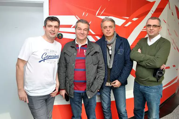 George Zafiu, Dan Bittman, Edi Petrosel si Vlad Petreanu
