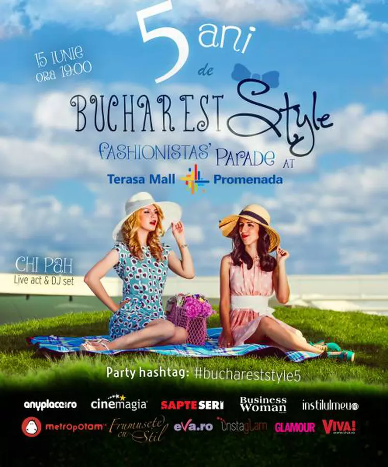 Poster 5 ani de  Bucharest style1