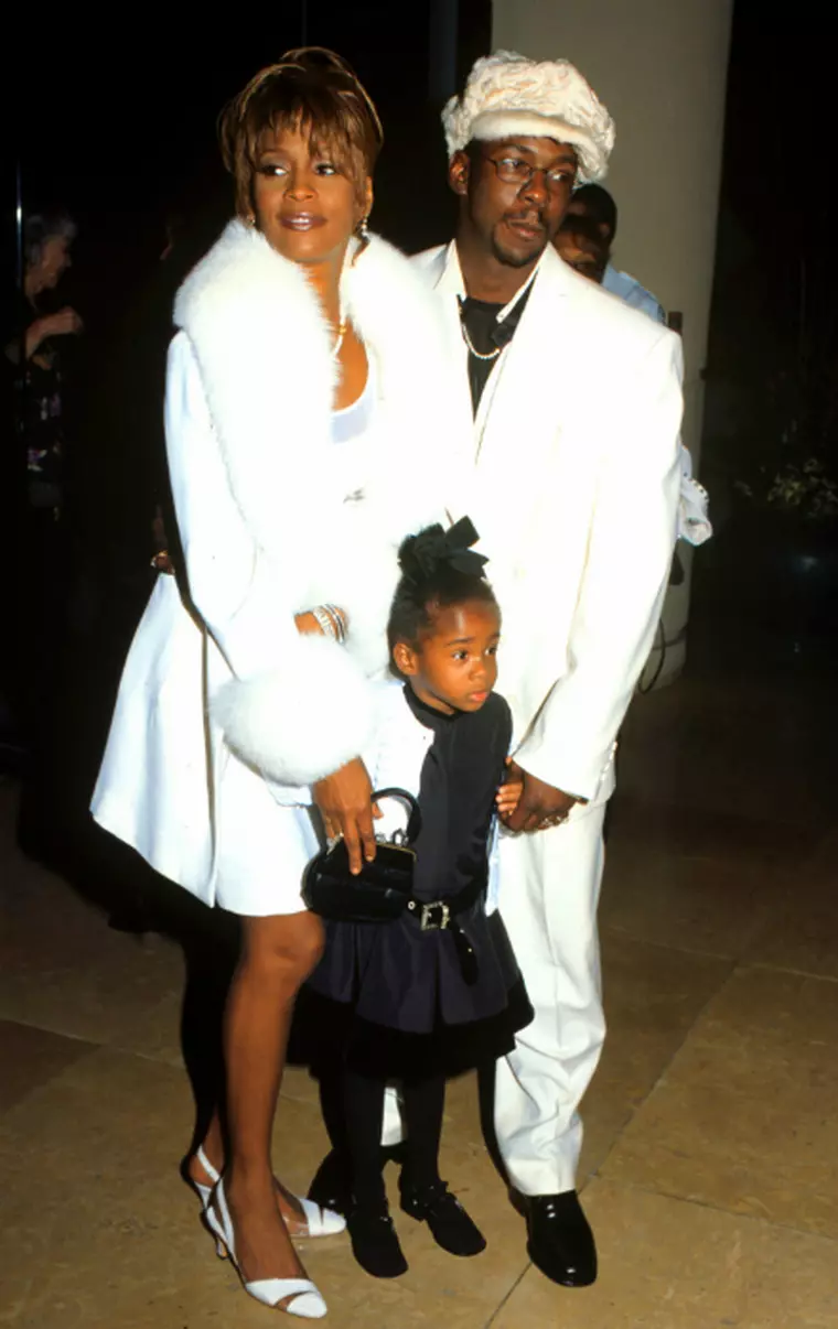 Whitney Houston Bobby Brown si Bobbi Kristina Brown