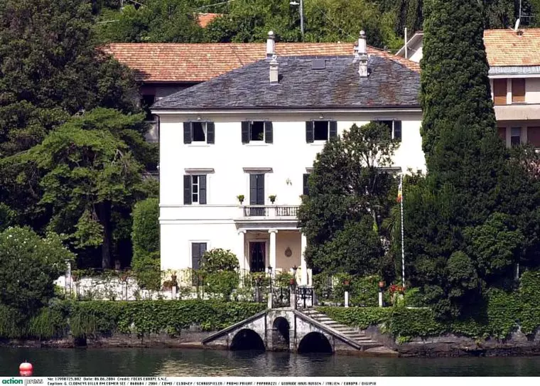 Vila lui George Clooney de la Lacul Como.