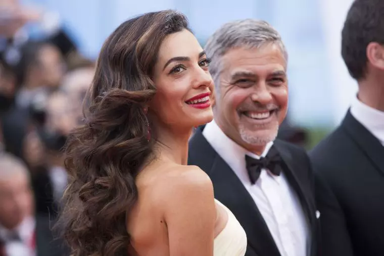 George Clooney și Amal Alamuddin Clooney, cea care l-a 