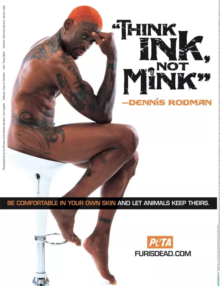 Sportivul NBA, într-o reclamă pentru PETA
