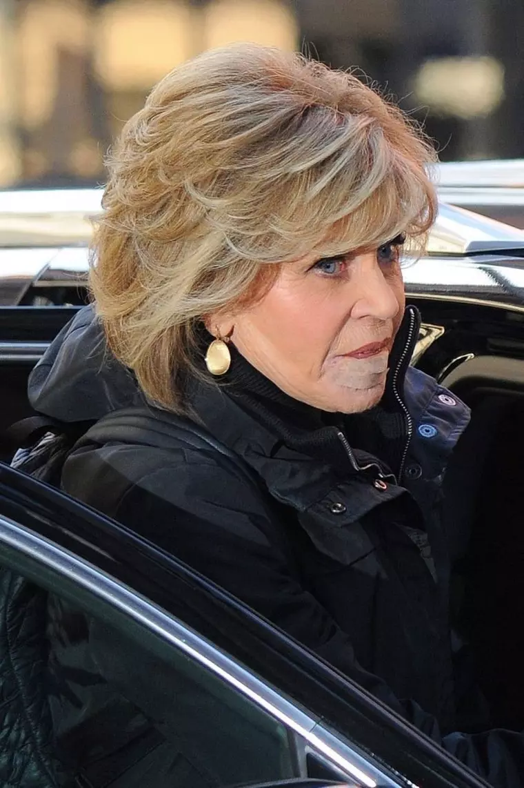Jane Fonda după ce s-a operat de cancer...