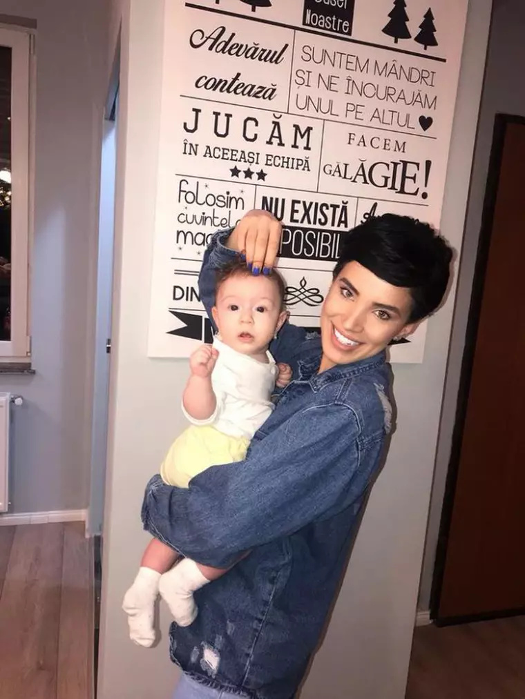 Adelina Pestrițu se antrenează pentru rolul de mamă