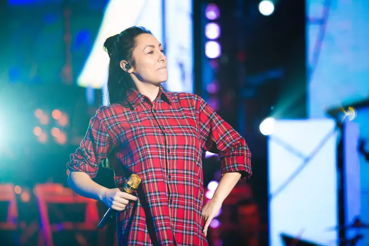 Andra, la ultimele repetiții înainte de concertul 