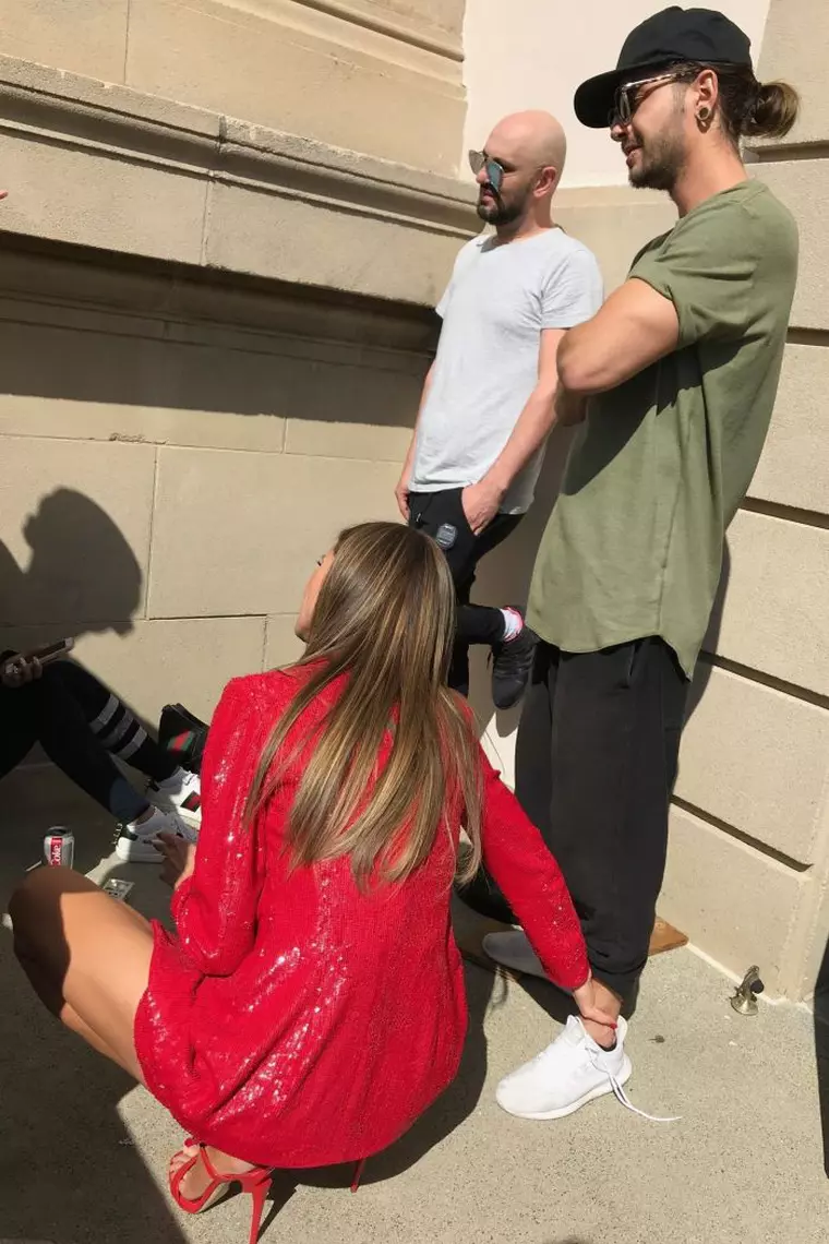 Heidi Klum, alături de iubitul ei, Tom Kaulitz