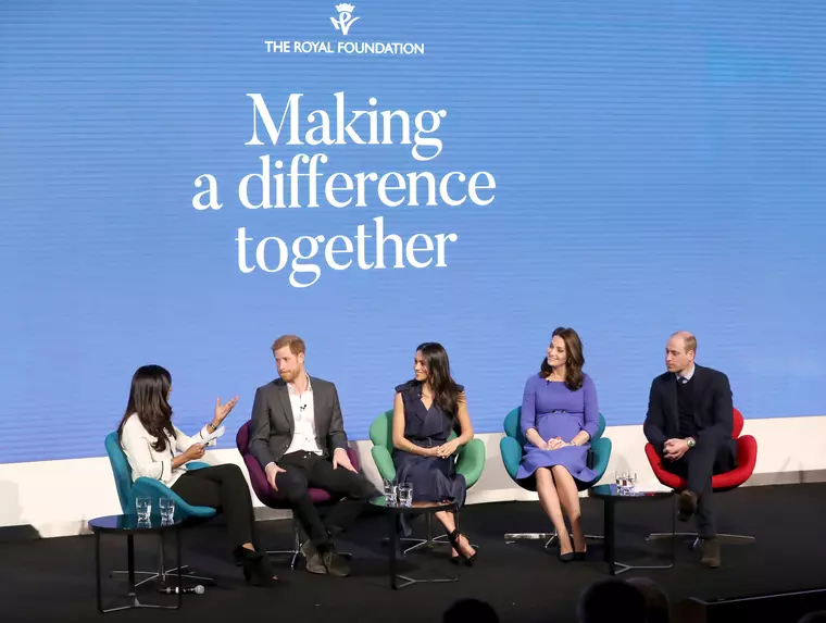 Kate Middleton, Meghan Markle, Prințul William și Prințul Harry - supranumiți 