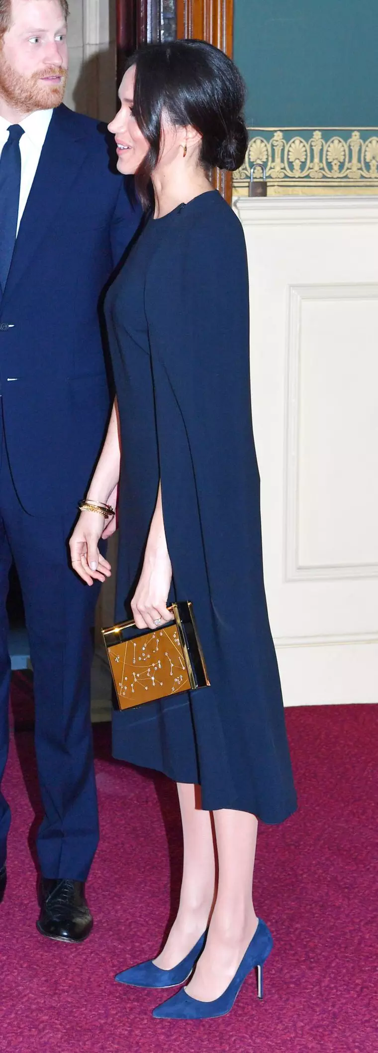 La ziua de naștere a Reginei Elisabeta a II-a, Meghan Markle a purtat pantodi Manolo Blahnik.