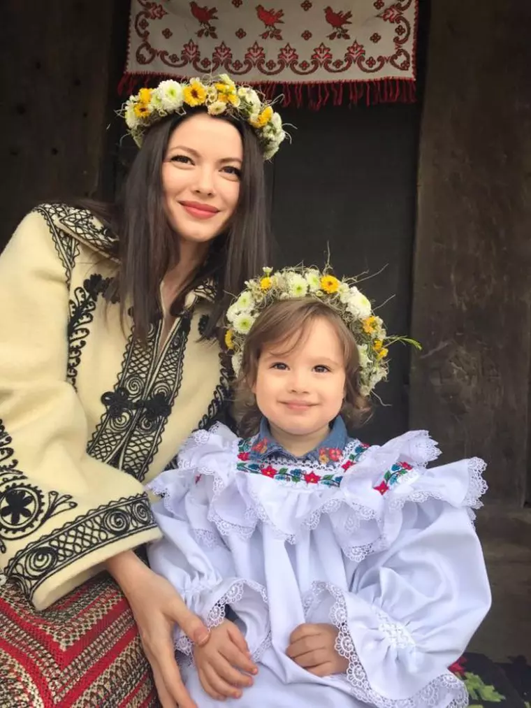 Anca Lungu și fiica ei