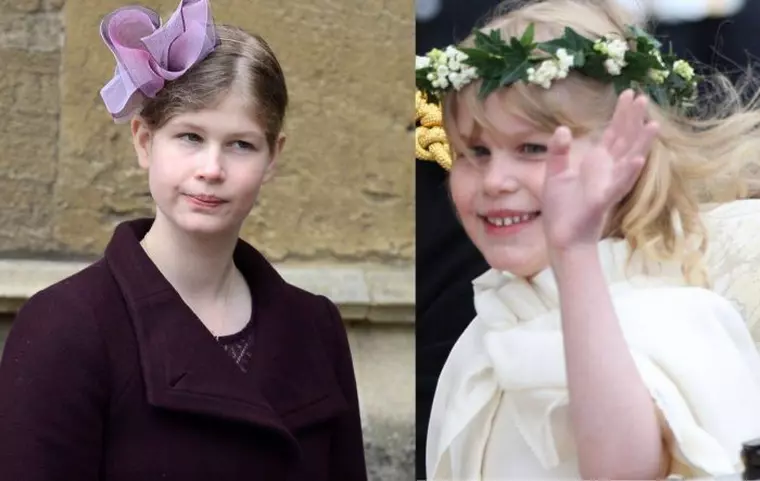 Lady Louise Windsor, una dintre fetițele cu florile, acum are 14 ani.