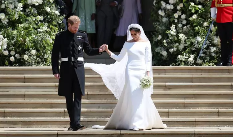 Meghan și Harry s-au căsătorit pe 19 mai.
