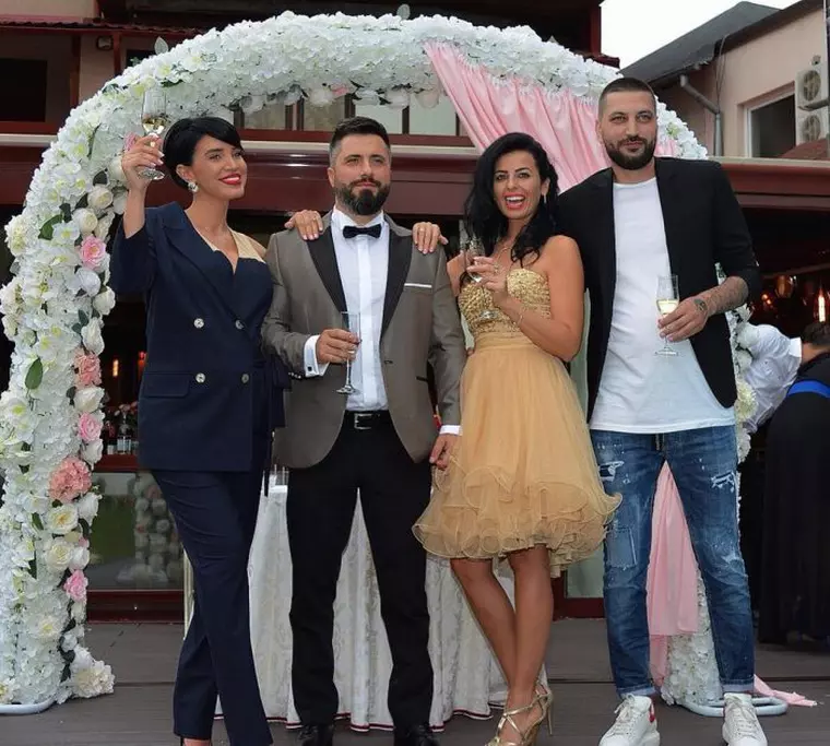 Adelina Pestrițu și Virgil Șteblea, la starea civilă