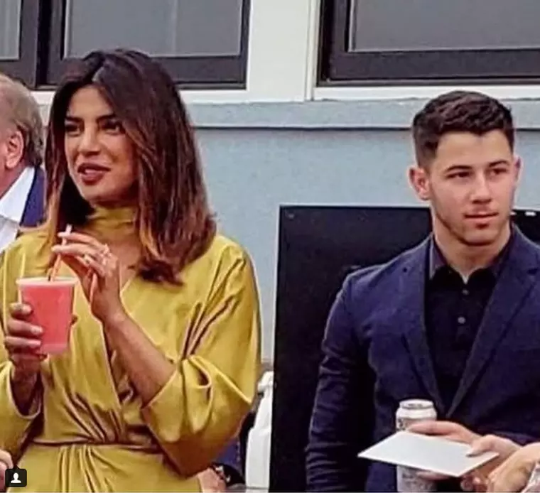 Priyanka și Nick au mers împreună la nunta verișoarei lui.