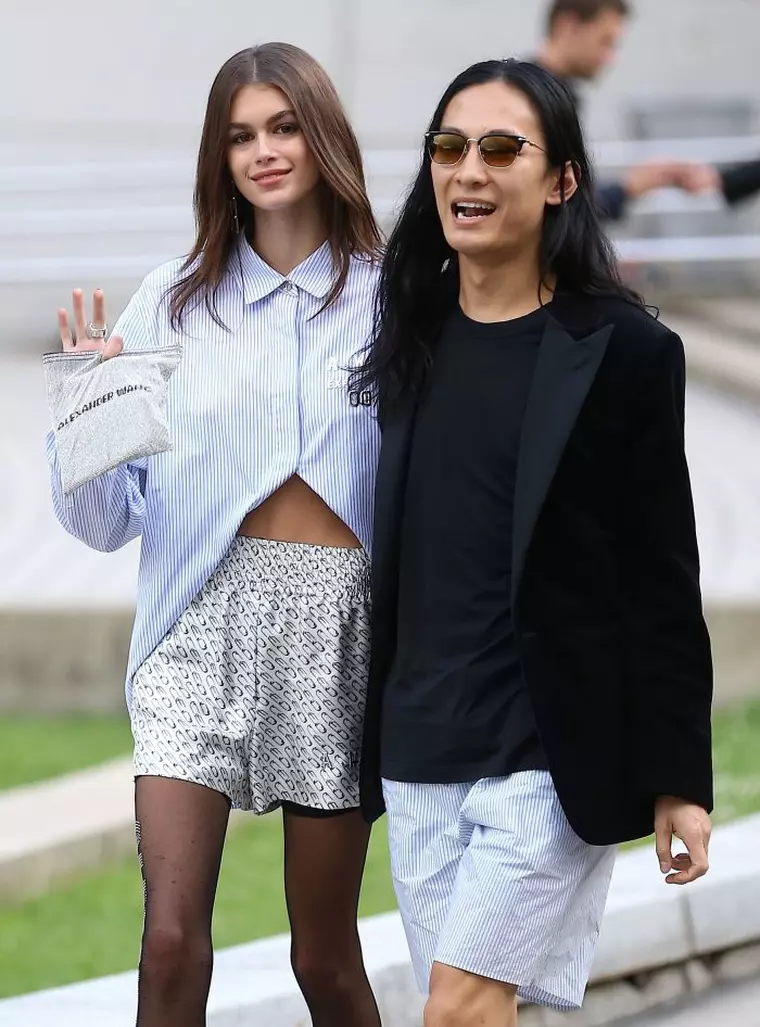 Kaia Gerber și alexander Wang s-au asortat perfect...
