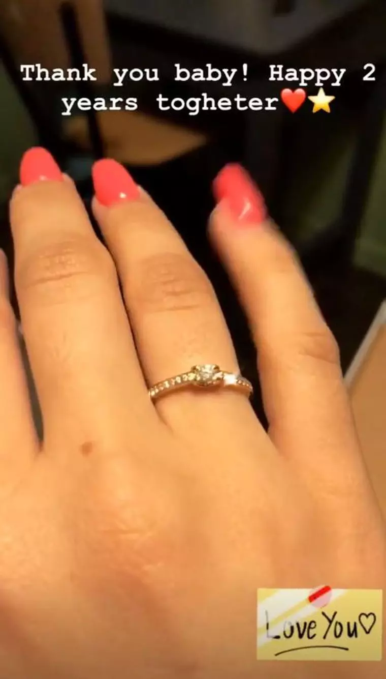 Alexia Eram a primit un inel din partea lui Mario