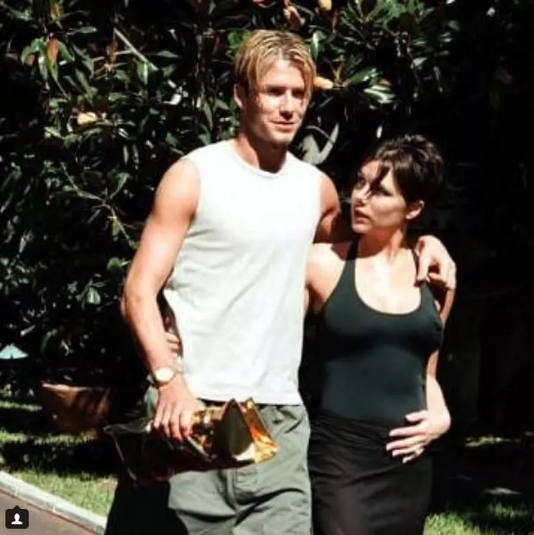 David și Victoria, la începutul relației lor.