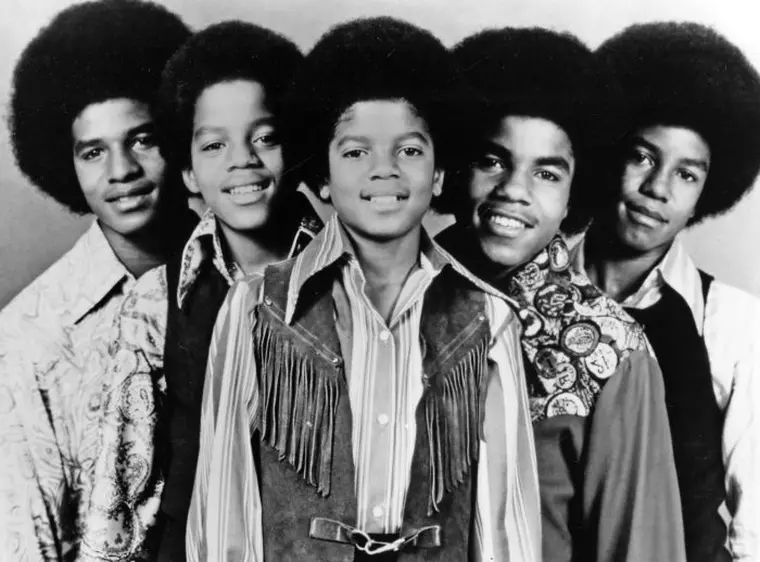The Jackson Five (Michael Jackson, Jermaine Jackson, Marlon Jackson, Tito Jackson), anul 1976