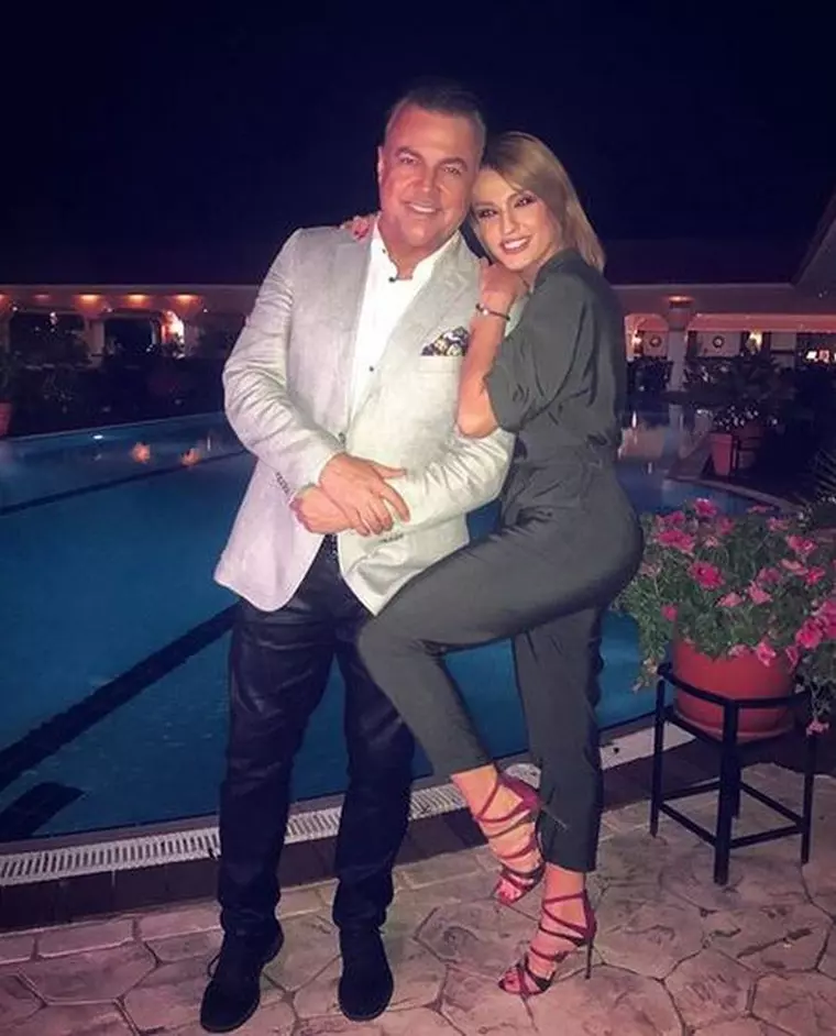 Diana împreună cu celebrul său tată, Adrian Enache