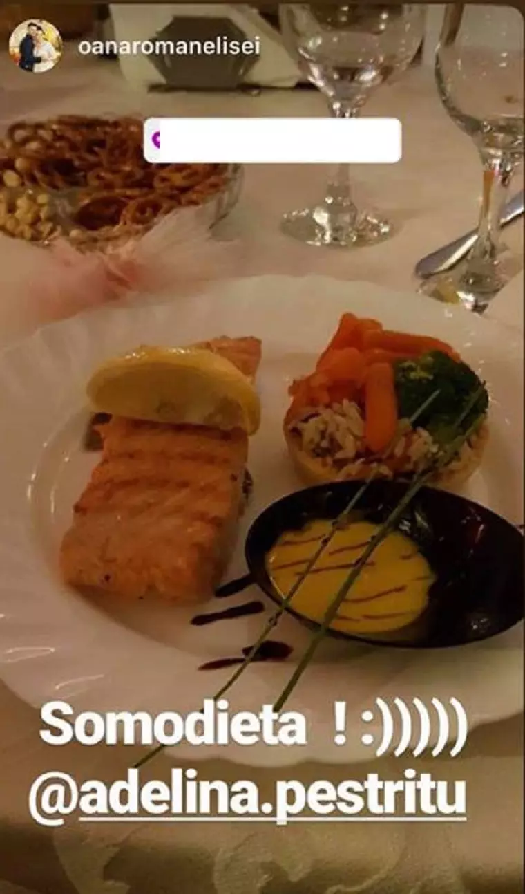 Oana Roman ține dieta Adelinei Pestrițu