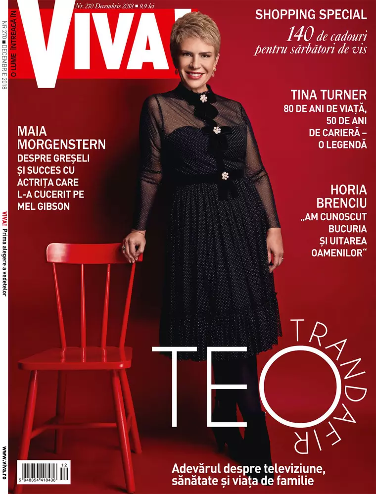 Teo Trandafir în VIVA! de decembrie