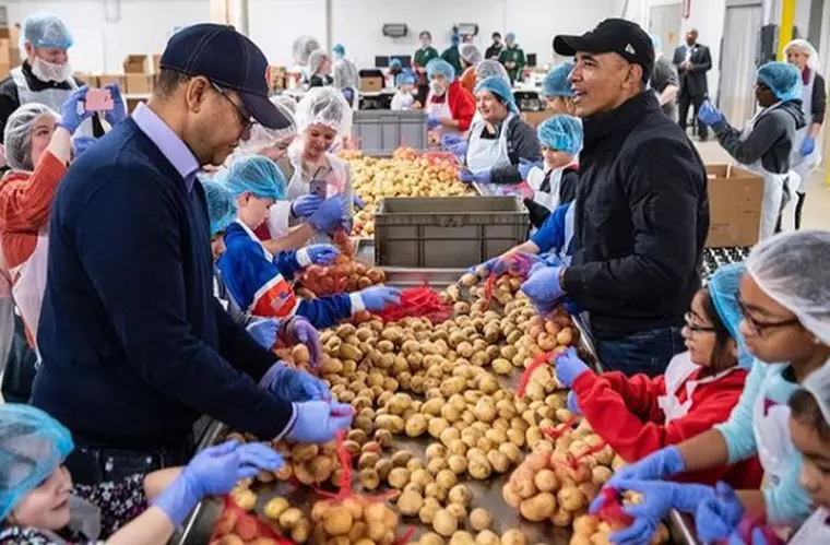 Barack Obama de Thanksgiving