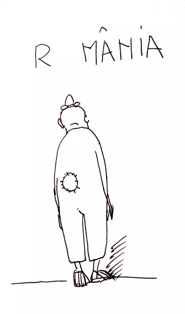 Caricatura României, făcută de Horațiu Mălăele pentru VIVA 