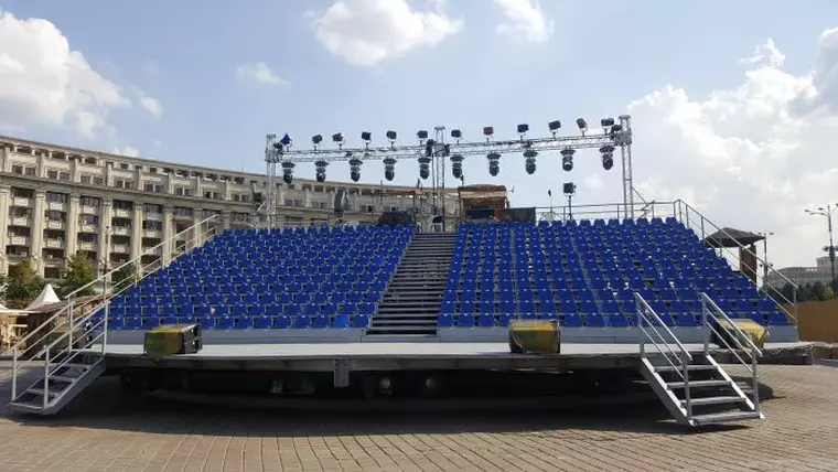 Distincția a fost acordată pentru cea mai mare gradenă rotativă din lume.