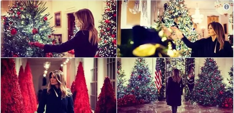 Dacă anul trecut totul a fost cu alb, anul acesta e cu roșu...