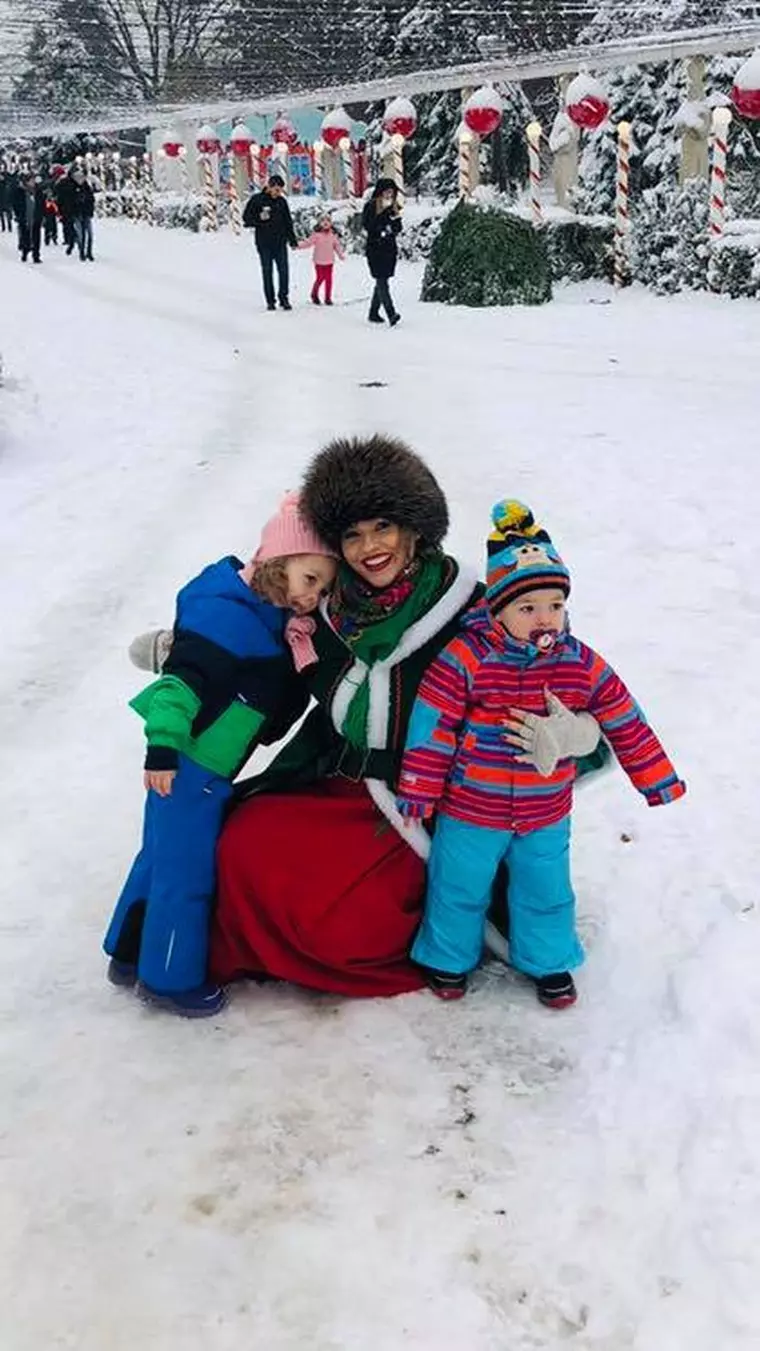 Mirela Vaida și copiii