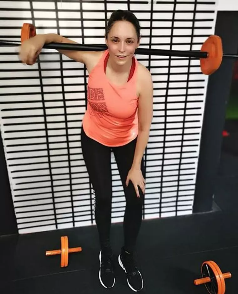 Andreea Marin merge frecvent la sală