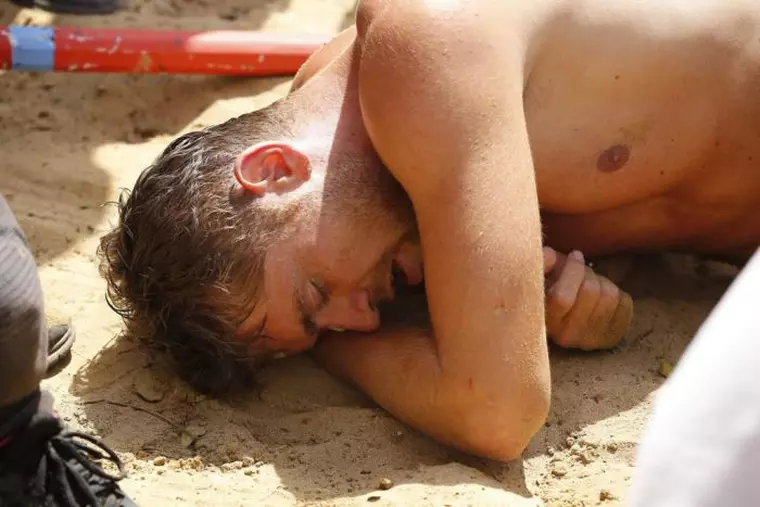 Costin Gheorghe s-a accidentat la Exatlon