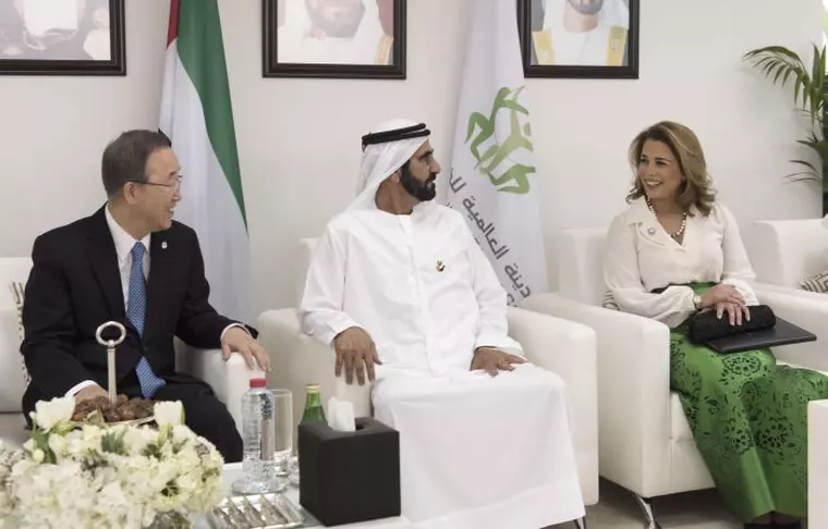 Prințesa Haya, alături de soțul ei, șeicul Mohammed bin Rashid al-Maktoum